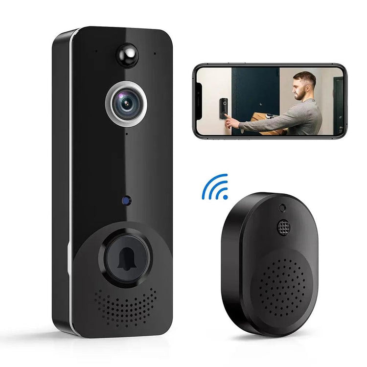 SecureView™ Deurbel camera | WiFi HD camera met spraakfunctie - Lunabay Amsterdam
