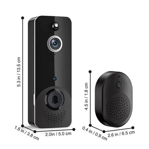 SecureView™ Deurbel camera | WiFi HD camera met spraakfunctie - Lunabay Amsterdam