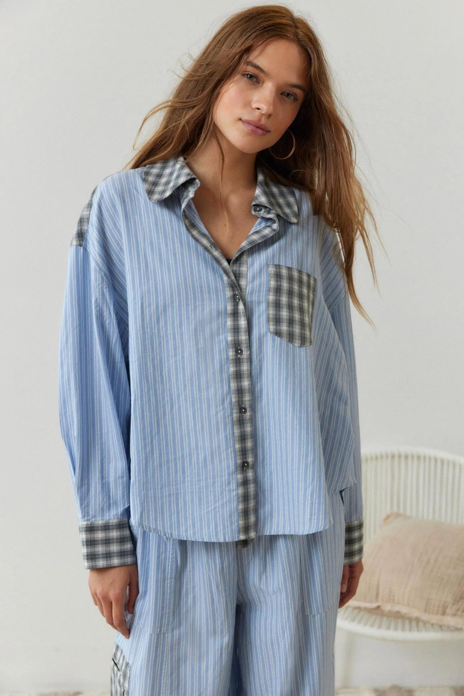 Vintage Pyjama | Elegante pyjama 2-delig - Lunabay Amsterdam